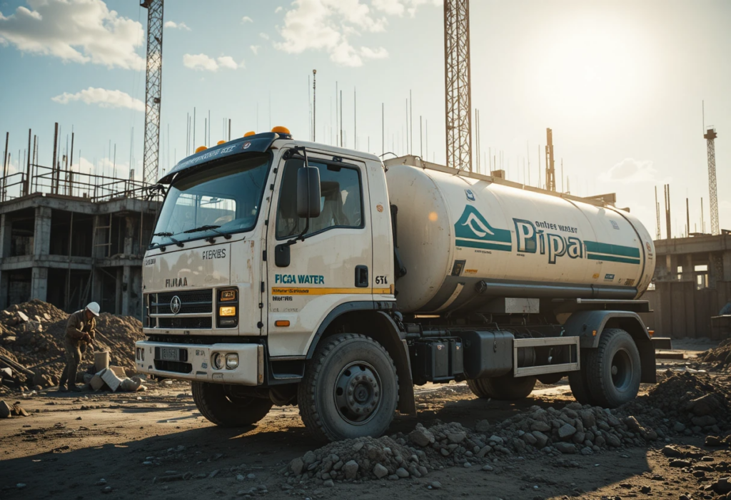 Pipa de agua para construcción en Aguascalientes
